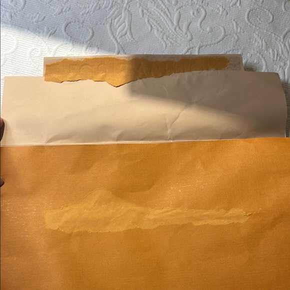 Louis Vuitton Bold Orange Bag and envelope. - Picture 10 of 10